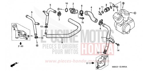 TUYAU D'EAU VT1100C3X de 1999